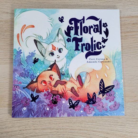 Floral Frolic Book + Water Color Framed Poster Print 1st Edition Soft Cover - Picture 2 of 12